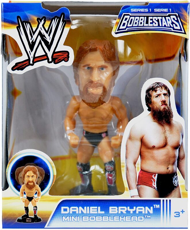 WWE Wicked Cool Toys Bobblestars 1 Daniel Bryan Mini Bobblehead Action & Toy Figures PWcatalog