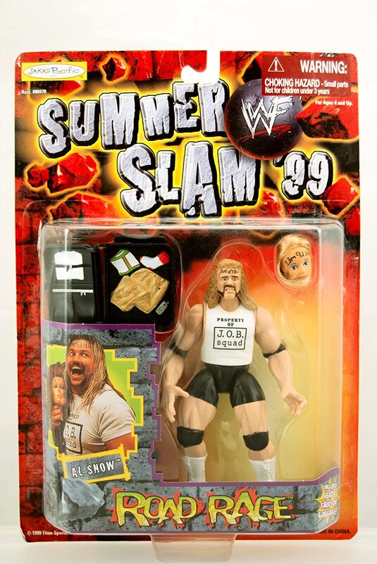 1999 WWF Jakks Pacific SummerSlam '99 "Road Rage" Al Snow Action & Toy Figures PWcatalog