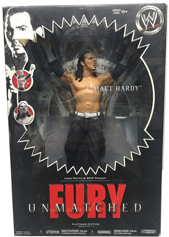 WWE Jakks Pacific Unmatched Fury 16 Matt Hardy Action & Toy Figures PWcatalog