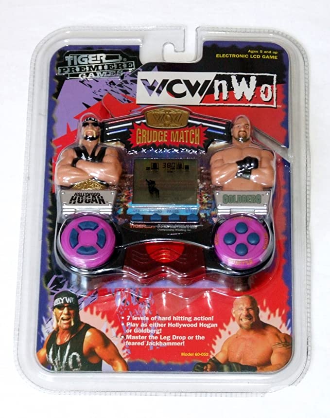 電子おもちゃ Hulk Hogan's WCW Electronic Handheld Wrestling Game by MGA WCW HULK HOGAN ROAD REBELS TALKING CAR TOY BIZ NEW MOC MIB HOLLYWOOD NWO WWF