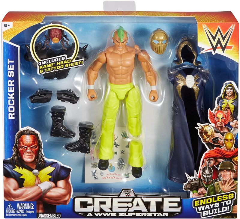 WWE Mattel Create a WWE Superstar 1 Rocker Set Action & Toy Figures PWcatalog
