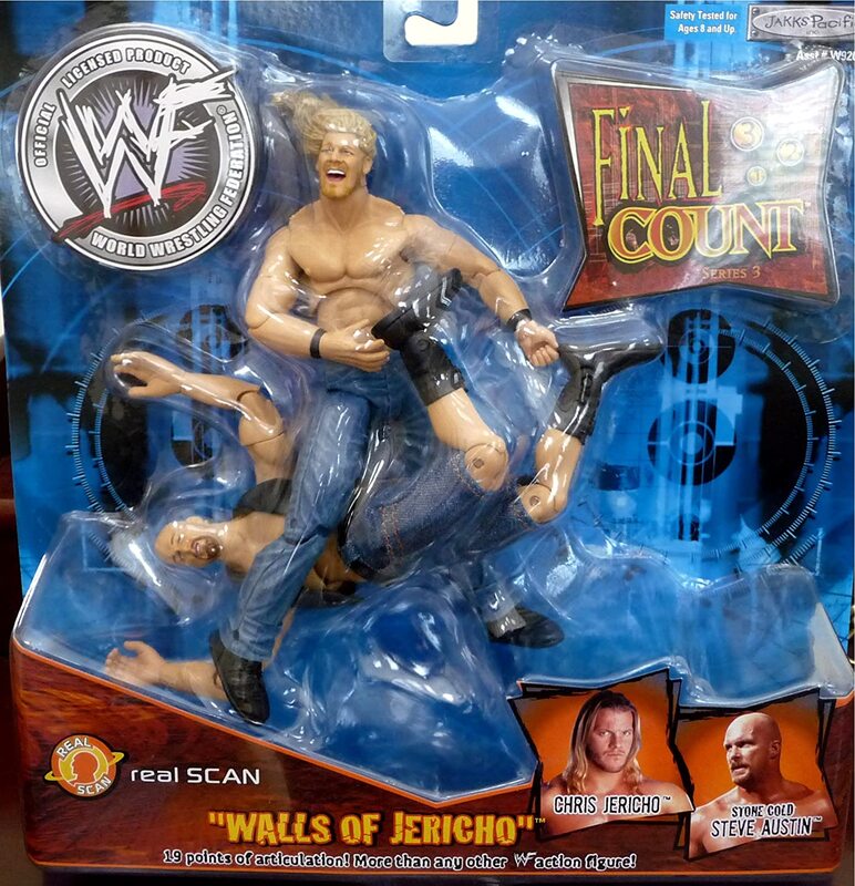 2002 WWF Jakks Pacific Final Count Series 3 "Walls of Jericho": Chris Jericho & Stone Cold Steve Austin Action & Toy Figures PWcatalog