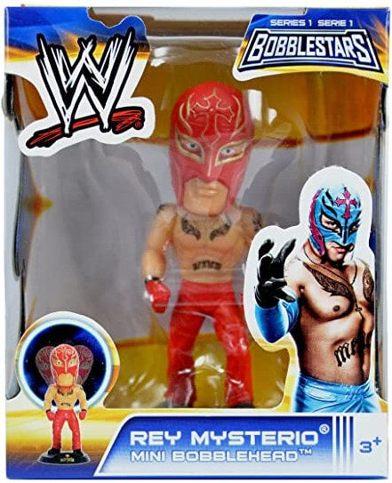 WWE Wicked Cool Toys Bobblestars 1 Rey Mysterio Mini Bobblehead Action & Toy Figures PWcatalog