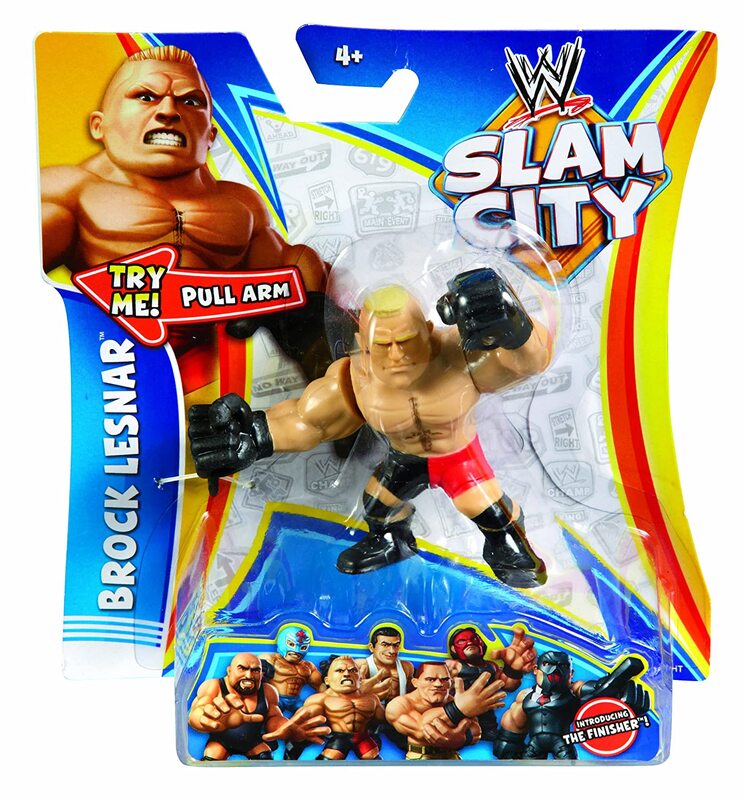 WWE Mattel Slam City 1 Brock Lesnar Action & Toy Figures PWcatalog