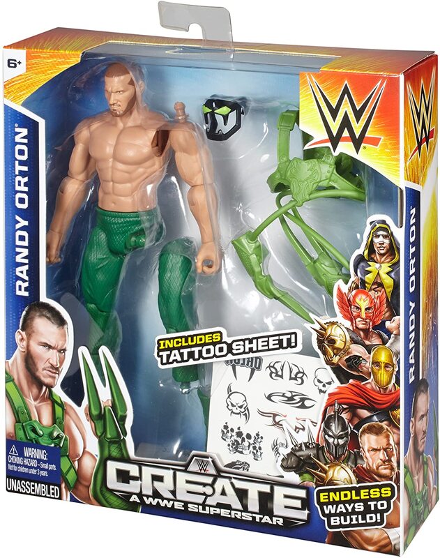 WWE Mattel Create a WWE Superstar 1 Randy Orton Action & Toy Figures PWcatalog