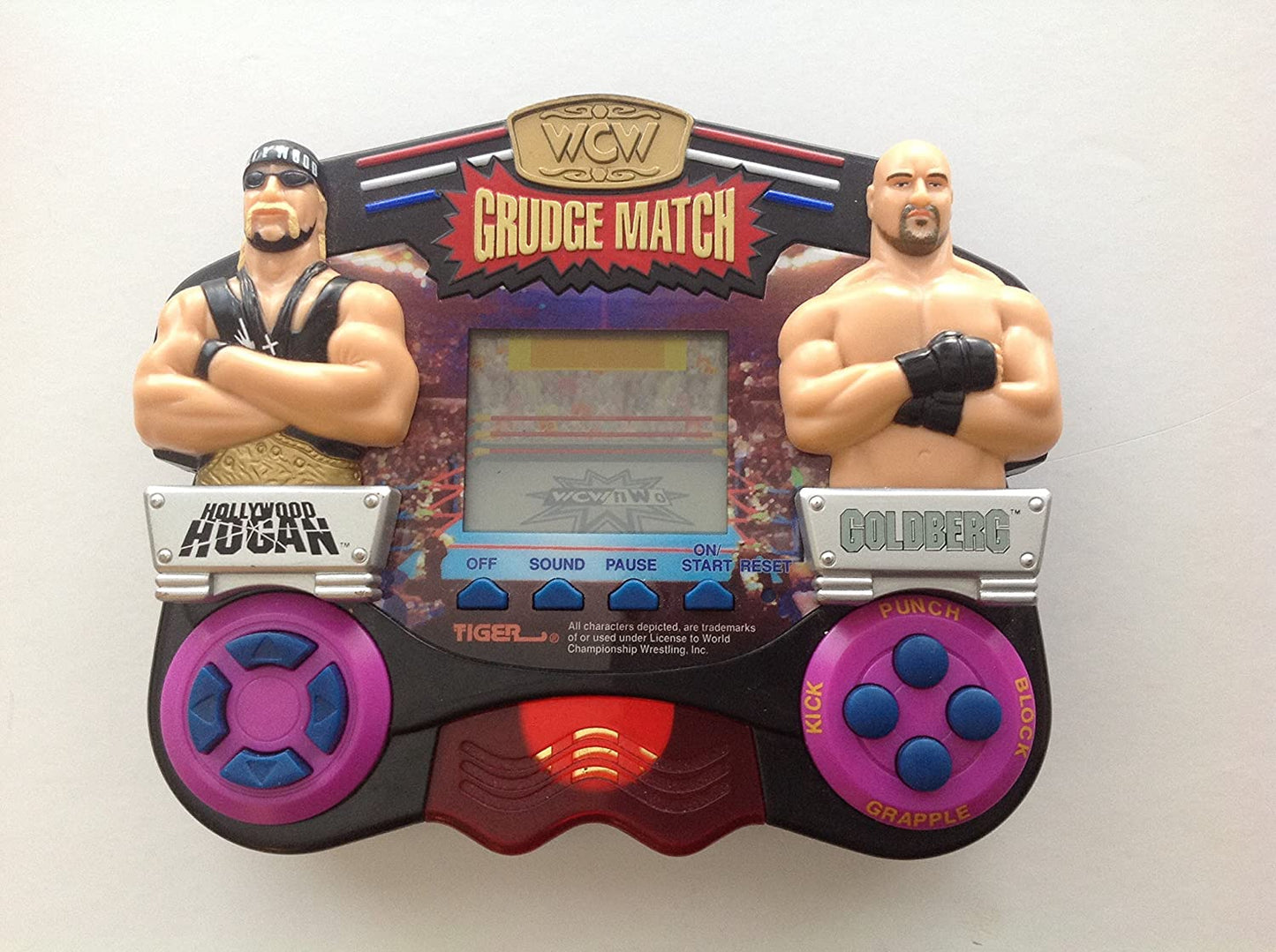 WCW/NWO grudge match Handheld LCD Hulk Hogan Goldberg PWcatalog