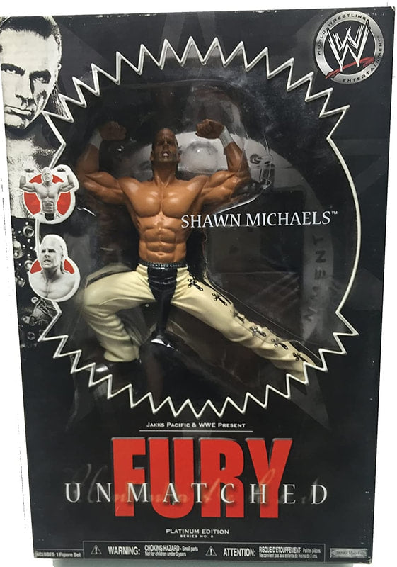 WWE Jakks Pacific Unmatched Fury 8 Shawn Michaels Action & Toy Figures PWcatalog