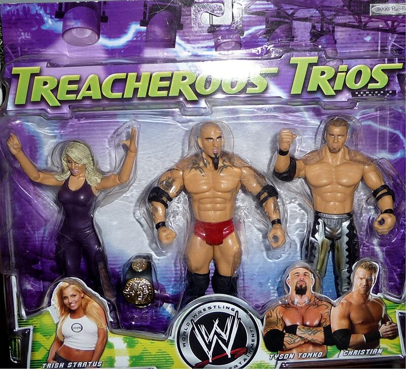 WWE Jakks Pacific Treacherous Trios 2 Trish Stratus, Tyson Tomko & Christian Action & Toy Figures PWcatalog