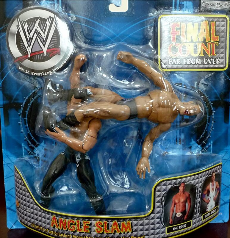 2002 WWE Jakks Pacific Final Count Series 4 "Angle Slam": The Rock & Kurt Angle Action & Toy Figures PWcatalog