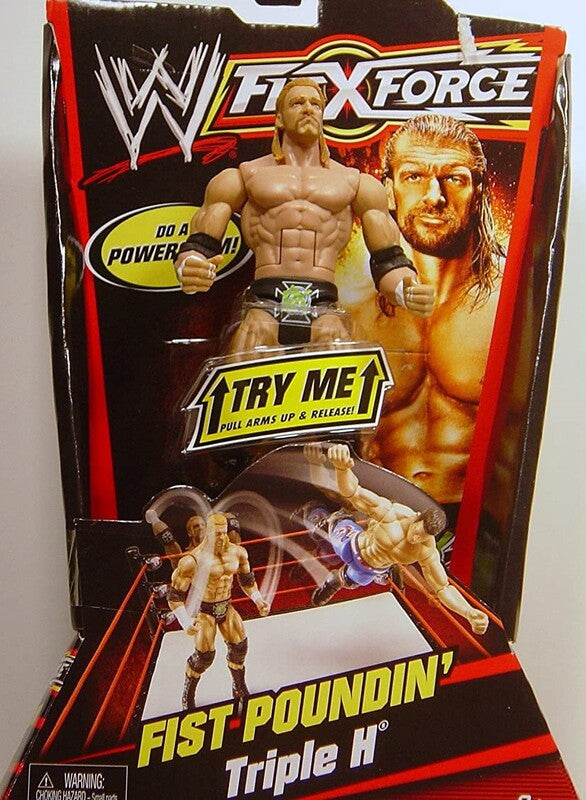 WWE Mattel Flex Force 1 Fist Poundin' Triple H Action & Toy Figures PWcatalog