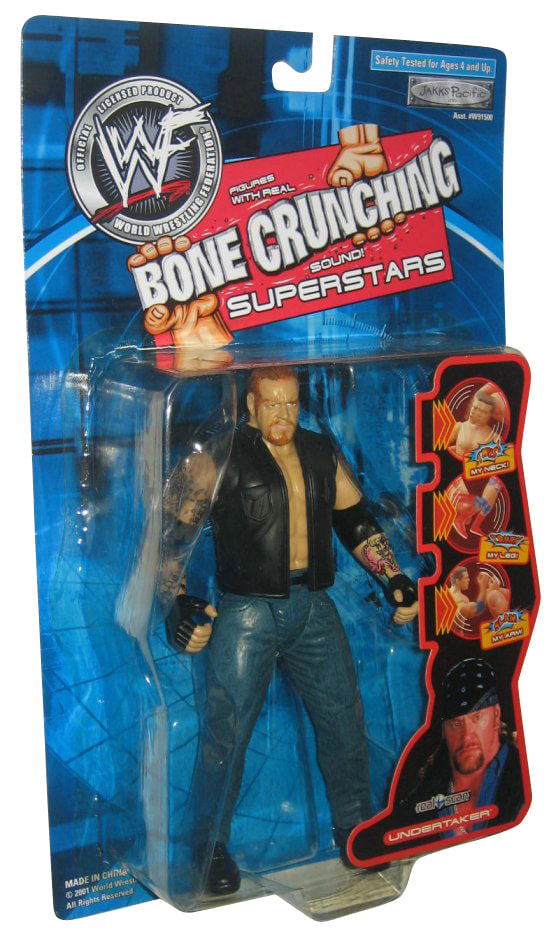 2001 WWF Jakks Pacific Bone Crunching Superstars Undertaker Action & Toy Figures PWcatalog