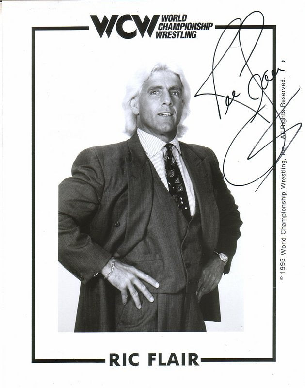 WCW Ric Flair (signed) PW Catalog