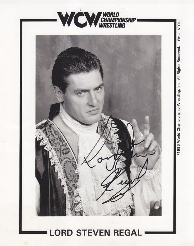 WCW Lord Steven Regal (signed) PW Catalog