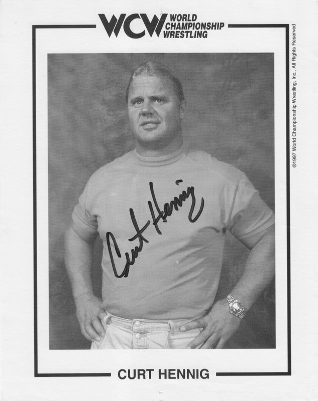WCW Curt Hennig (signed) PW Catalog