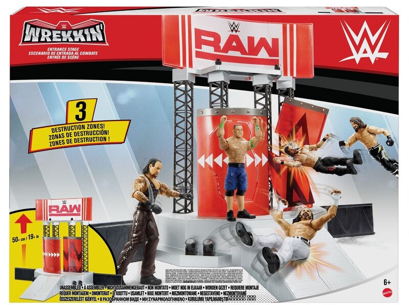 WWE Mattel Wrekkin' 2 Wrekkin' Entrance Stage Action & Toy Figures PWcatalog