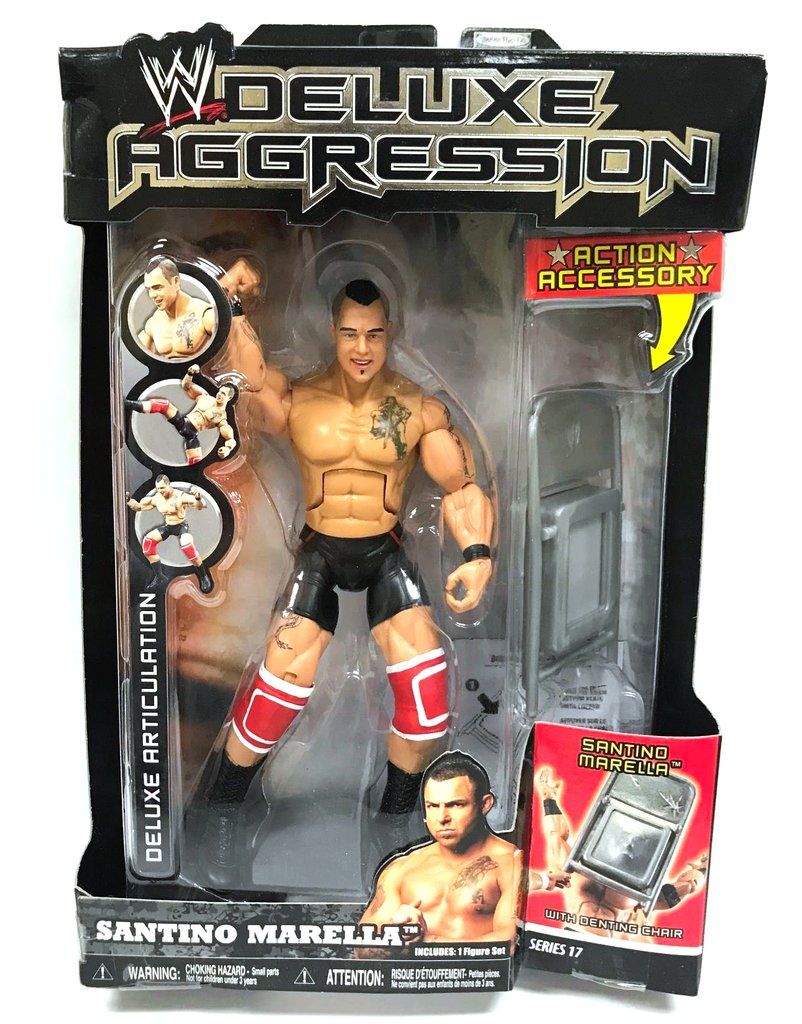 WWE Jakks Pacific Deluxe Aggression 17 Santino Marella Action & Toy Figures PWcatalog