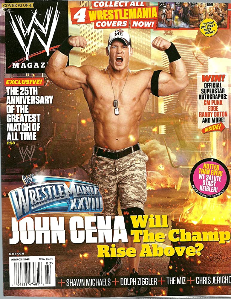 WWE Magazine March 2012 John Cena Magazine PWcatalog