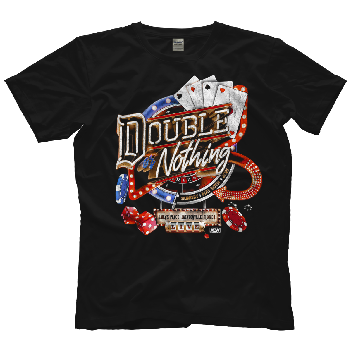 AEW Double or Nothing 2021 Event T-Shirt