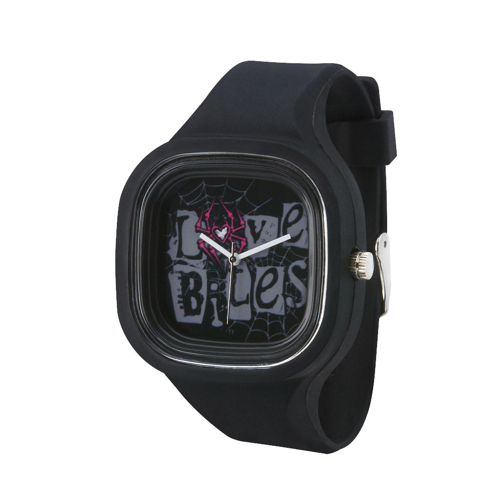 AJ Lee Love Bites Black Flex Watch