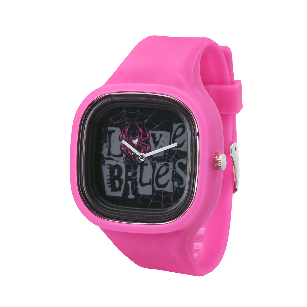 AJ Lee Love Bites Pink Flex Watch