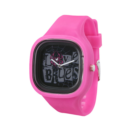 AJ Lee Love Bites Pink Flex Watch Pwcatalog