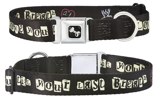 AJ Lee Till Your Last Breath Dog Collar Pwcatalog