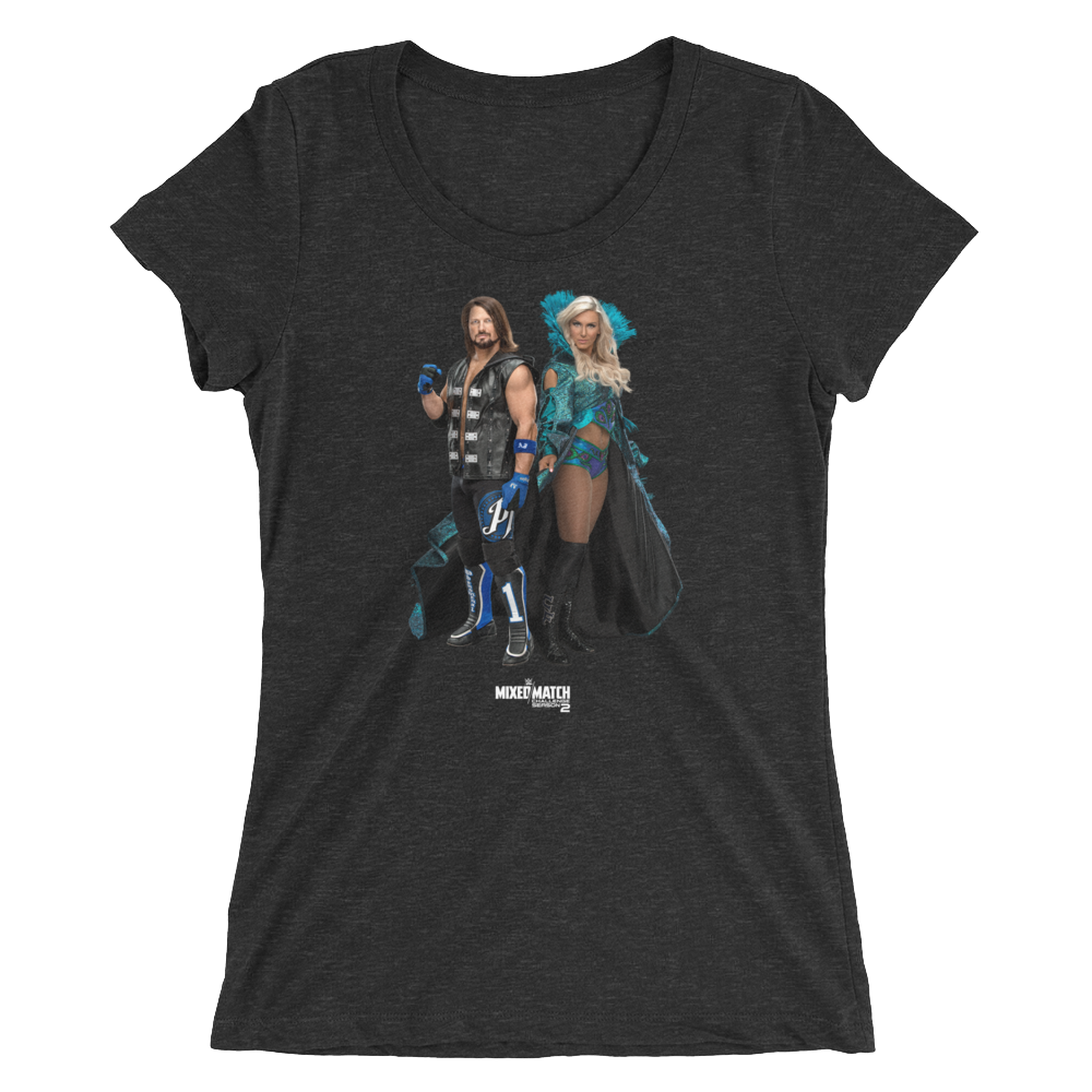 AJ Styles & Charlotte Flair MCC Photo Women's Tri-Blend T-Shirt Pwcatalog