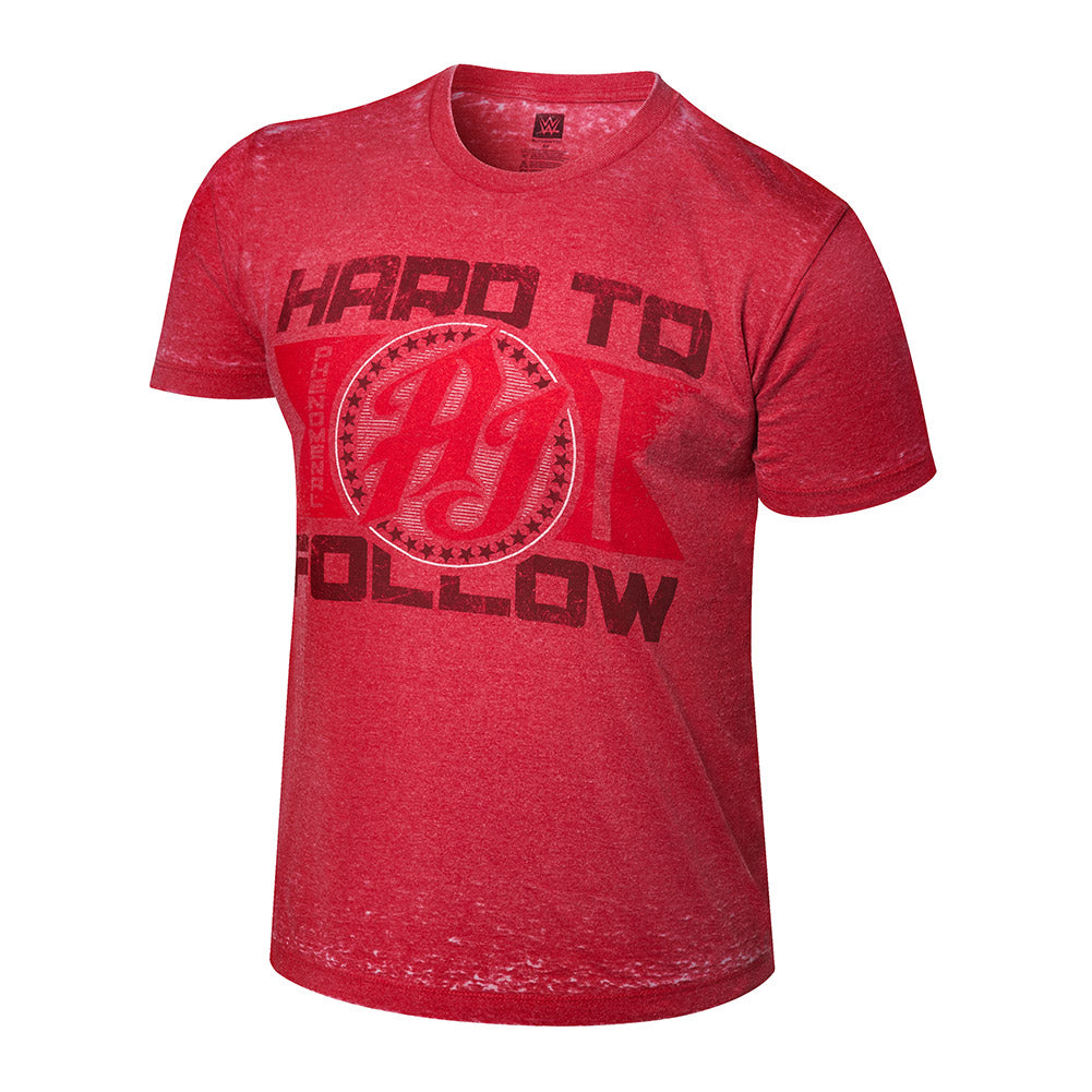 AJ Styles Hard to Follow Acid Wash T-Shirt Pwcatalog