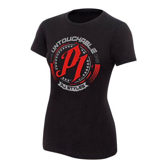 AJ Styles Untouchable Women's Authentic T-Shirt Pwcatalog