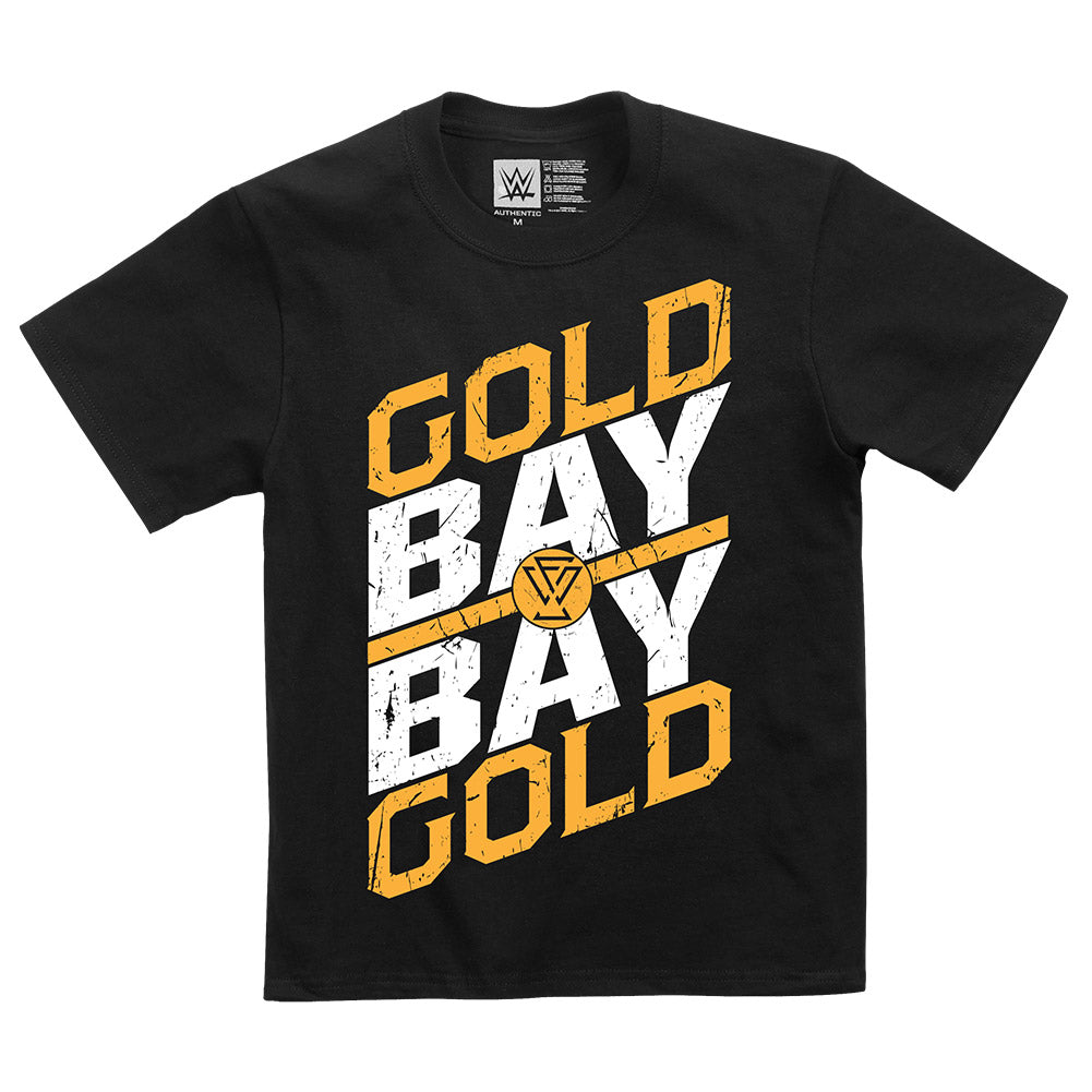 Adam Cole Gold Gold Bay Bay Youth Authentic T-Shirt Pwcatalog