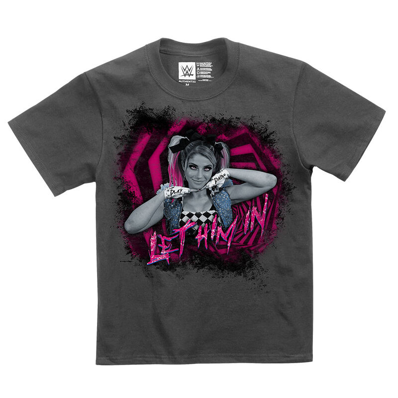 Alexa Bliss Let Him In Youth Authentic T-Shirt Pwcatalog