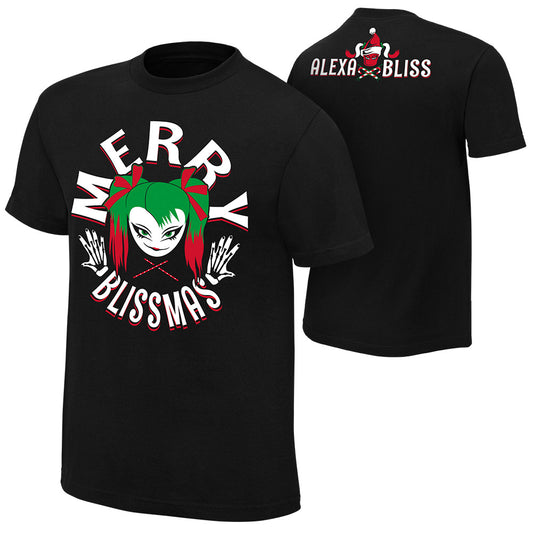 Alexa Bliss Merry Blissmas Holiday T-Shirt Pwcatalog
