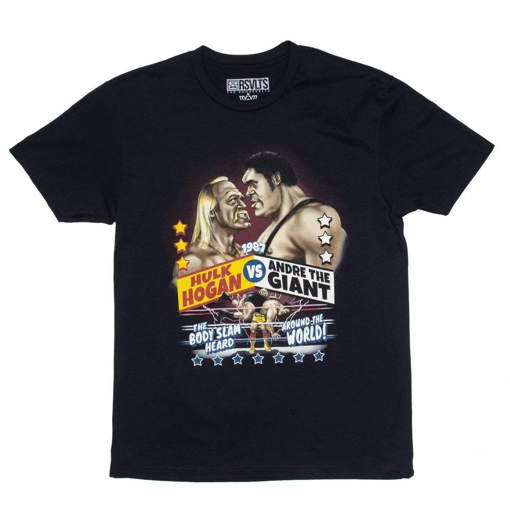 Andre The Giant vs Hulk Hogan RSVLTS T-Shirt Pwcatalog