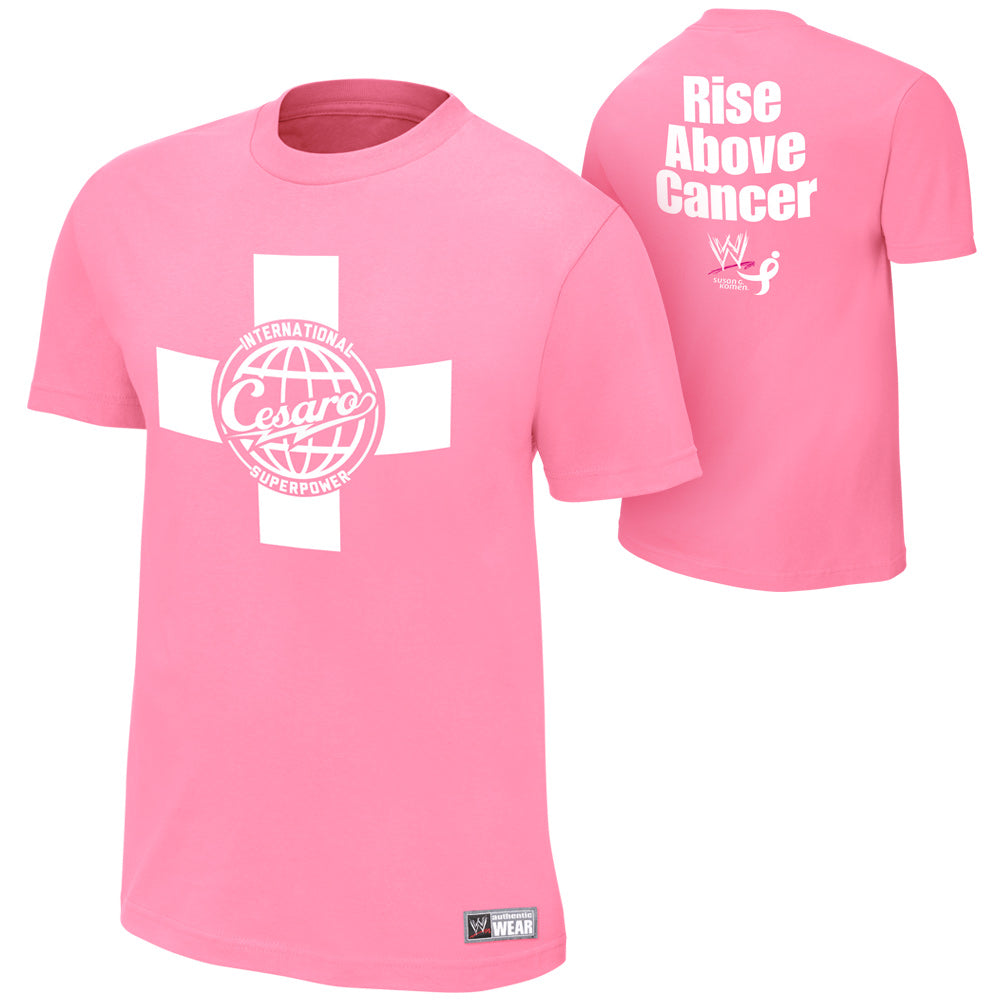 Antonio Cesaro Rise Above Cancer T-Shirt Pwcatalog