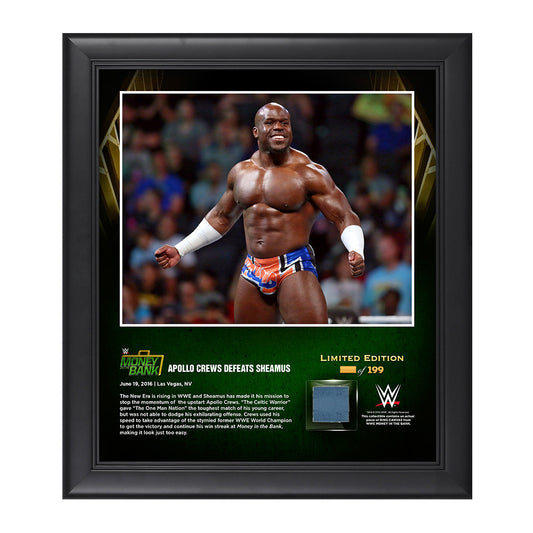 Apollo Crews Money In The Bank 2016 15 x 17 Framed Photo