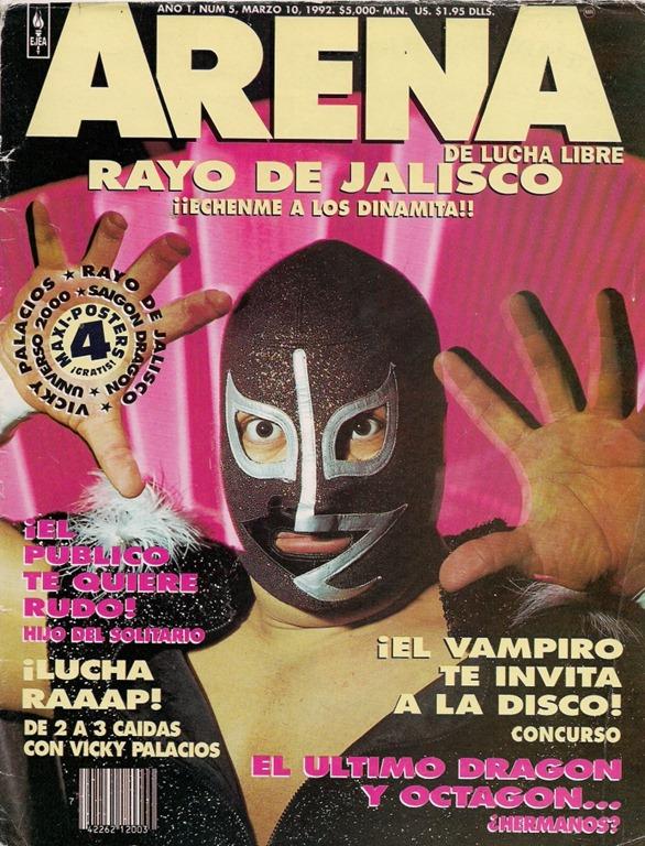 Arena de Lucha Libre March 1992 Magazine PWcatalog