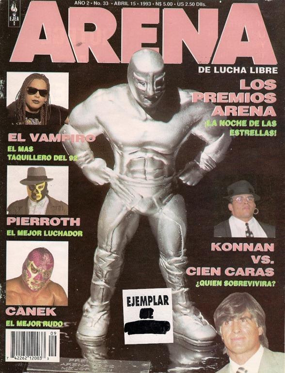 Arena de Lucha Libre April 1993 Magazine PWcatalog