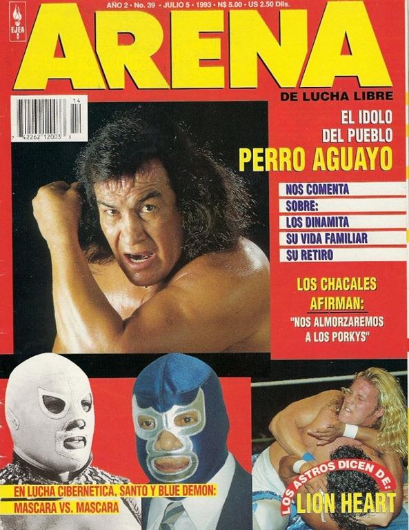 Arena de Lucha Libre July 1993 Magazine PWcatalog