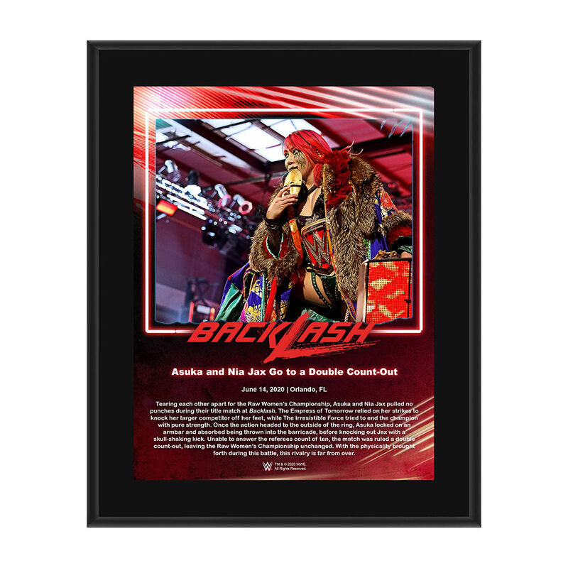 Asuka Backlash 2020 10x13 Commemorative Plaque Pwcatalog