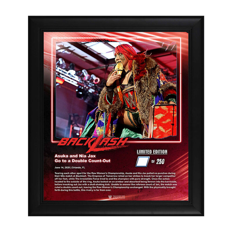 Asuka Backlash 2020 15x17 Limited Edition Plaque Pwcatalog