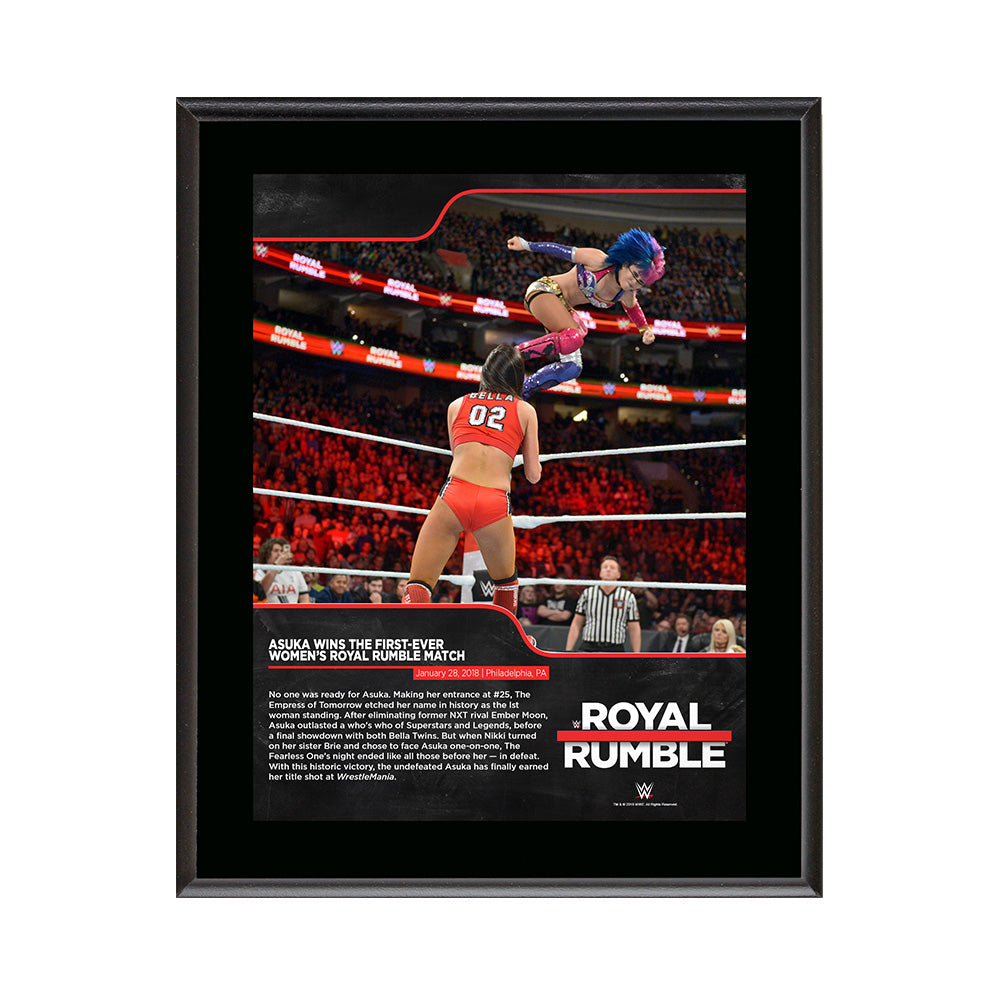 Asuka Royal Rumble 2018 10 x 13 Commemorative Photo Plaque Pwcatalog