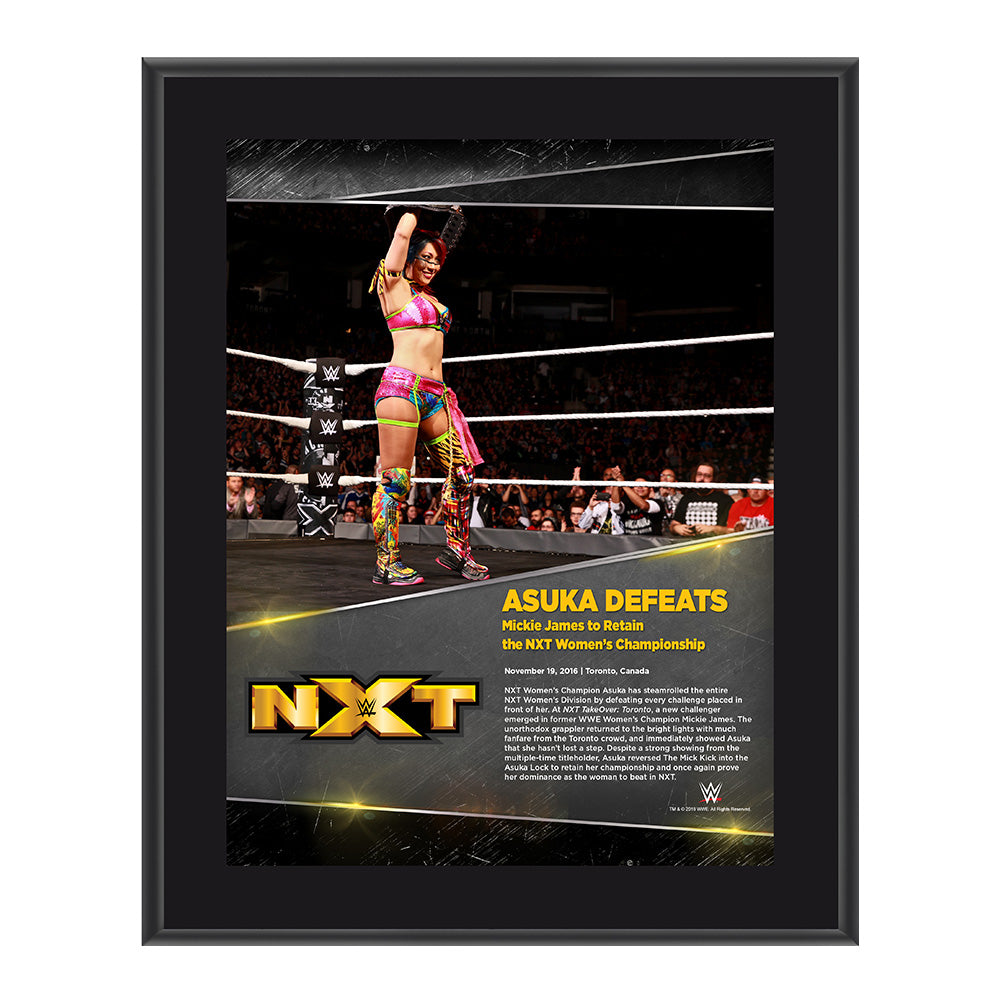 Asuka TakeOver Toronto 10 x 13 Commemorative Photo Plaque Pwcatalog