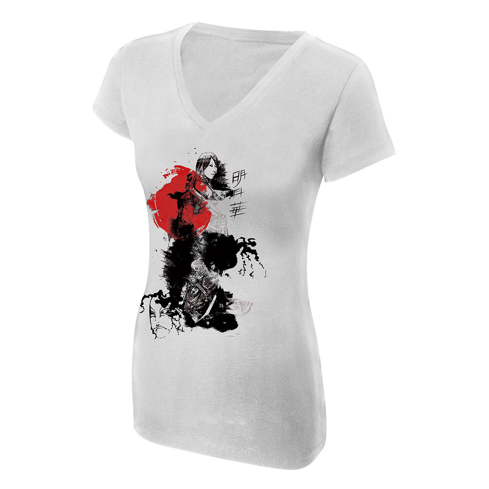 Asuka Tomorrow Brings Danger Women's V-Neck Authentic T-Shirt Pwcatalog