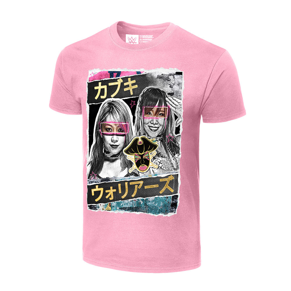 Asuka & Kairi Sane The Kabuki Warriors Authentic T-Shirt Pwcatalog