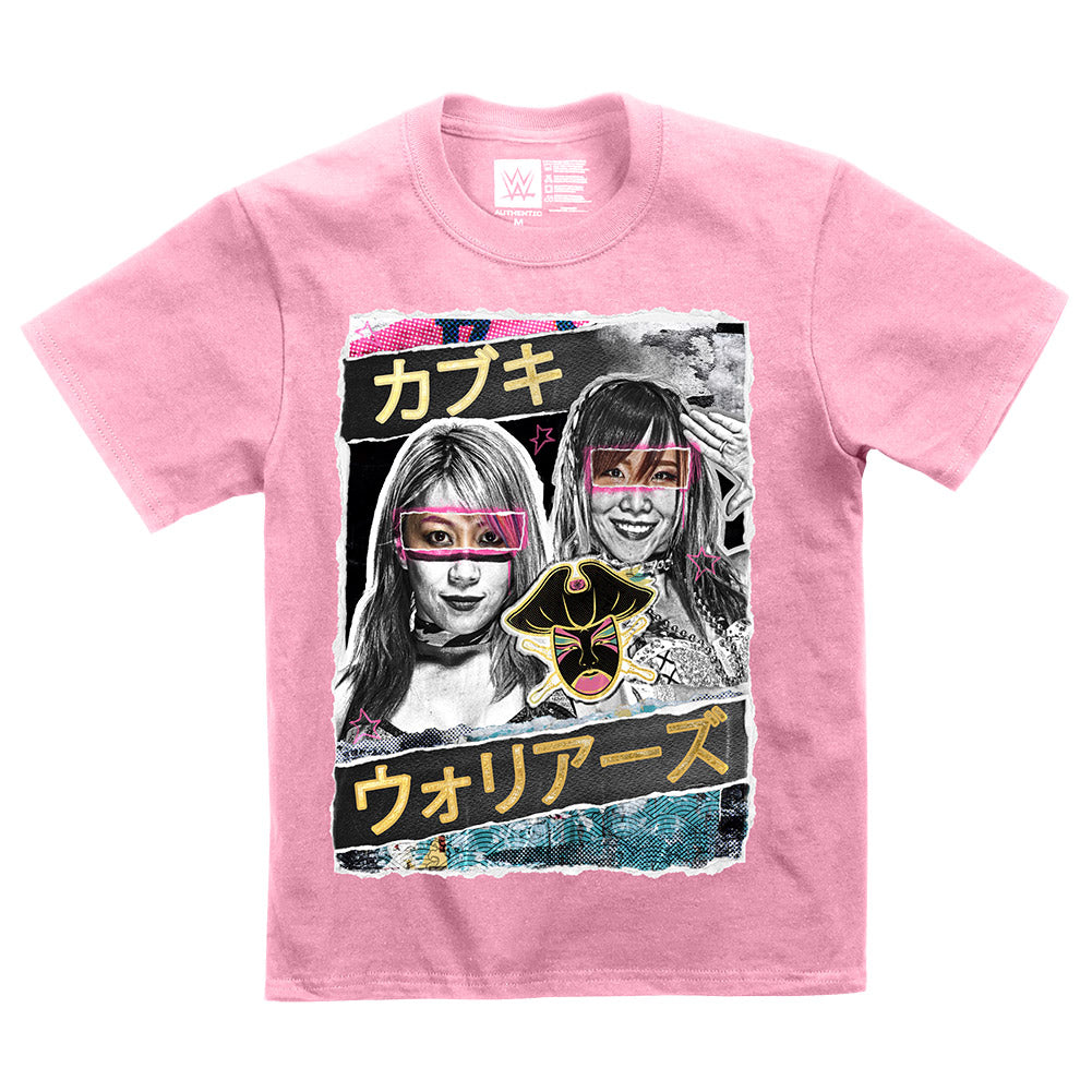 Asuka & Kairi Sane The Kabuki Warriors Youth Authentic T-Shirt Pwcatalog