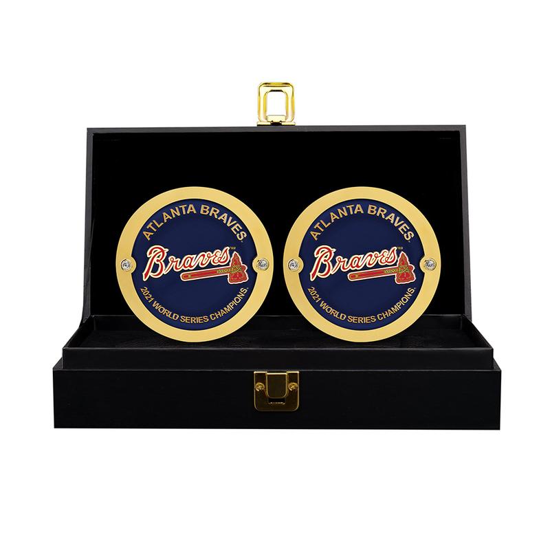 Atlanta Braves™ MLB® 2021 World Series Champions Collectible Side Plate Box Set Pwcatalog