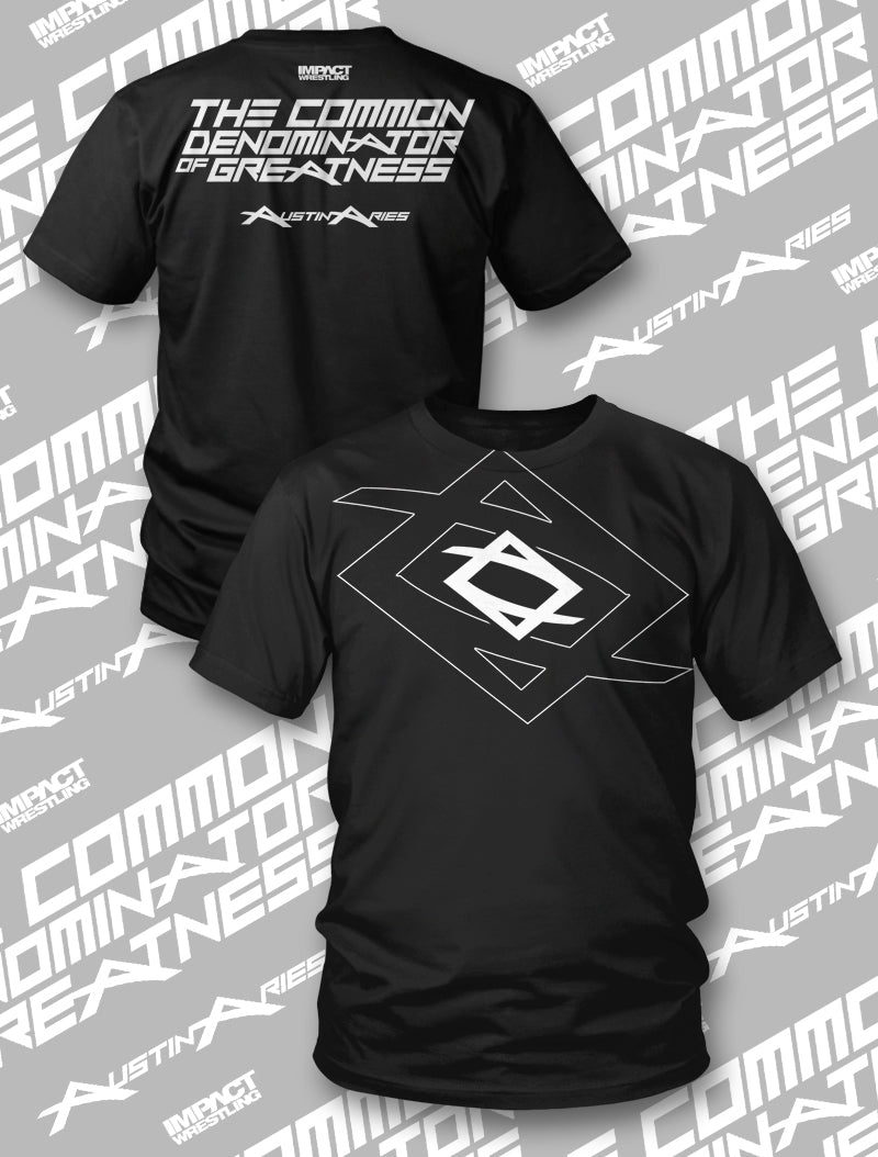 Austin Aries Common Denominator of Greatness T-Shirt Pwcatalog
