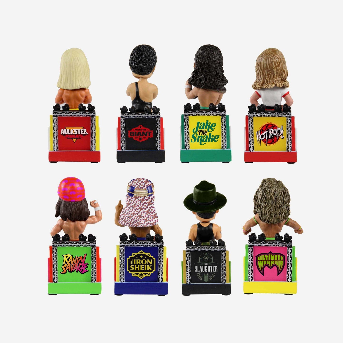 WWE FOCO Mini Bobbleheads Commemorative 1980's Mini Bobble Set Action & Toy Figures PWcatalog