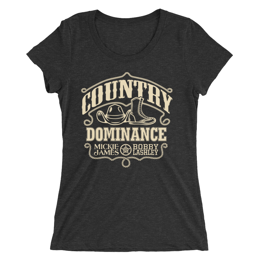 Bobby Lashley & Mickie James MMC Country Dominance Women's Tri-Blend T-Shirt Pwcatalog