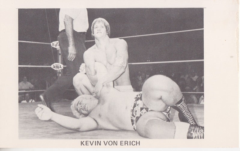 Kevin Von Erich Boyd Pierce 3.5x5" Promo Photo PWcatalog